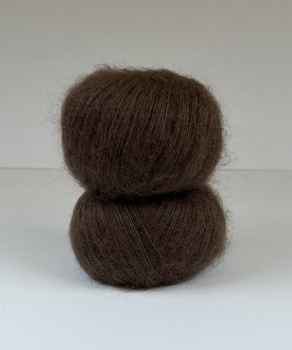 Silk mohair - Sjokolade SM916