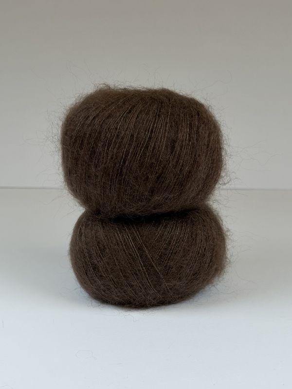 Silk mohair - Sjokolade SM916