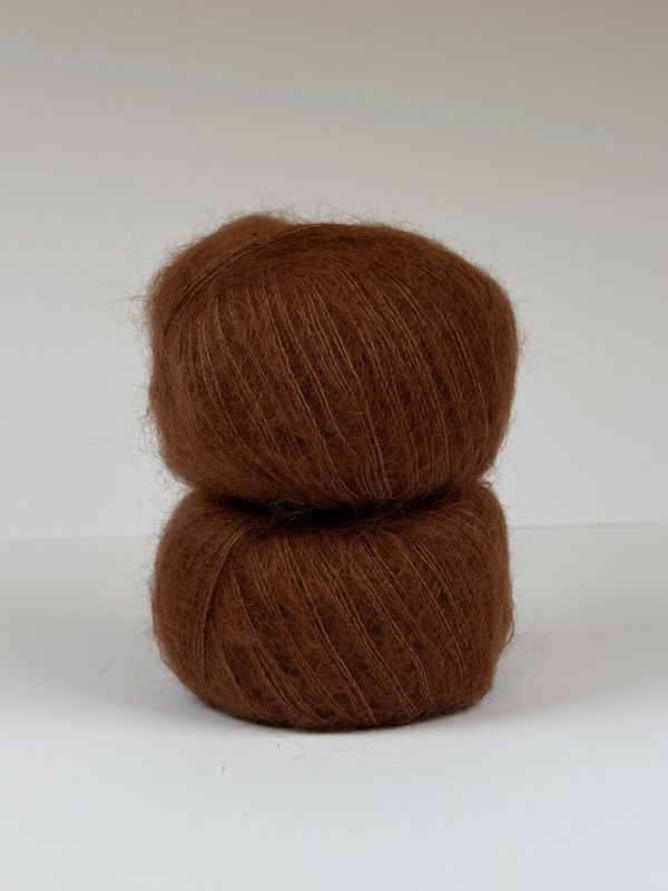 Silk mohair - Melkesjokolade SM242
