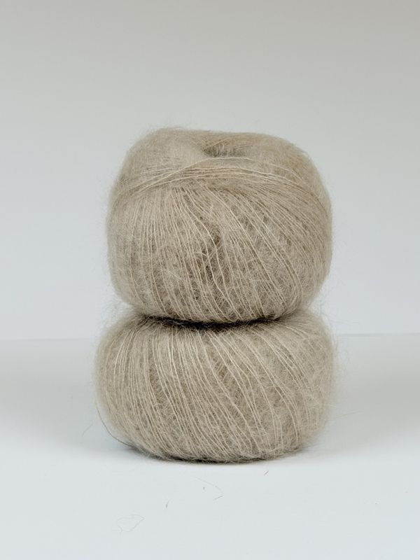 Silk mohair - Buttercream SM029