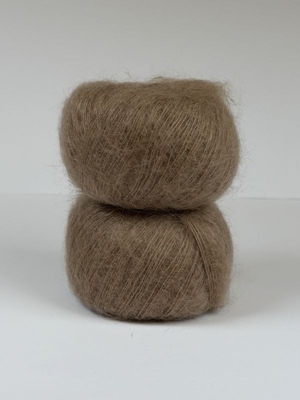 Silk mohair - Walnut SM293