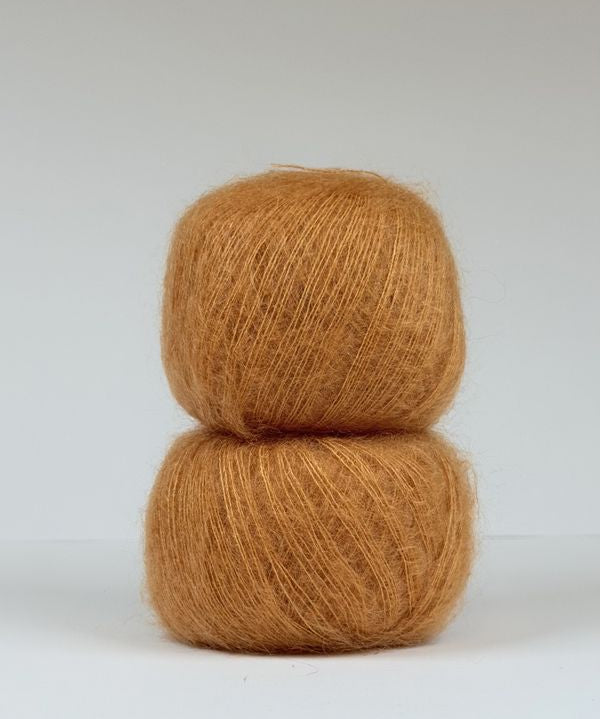 Silk mohair - Pumpkin Orange SM118