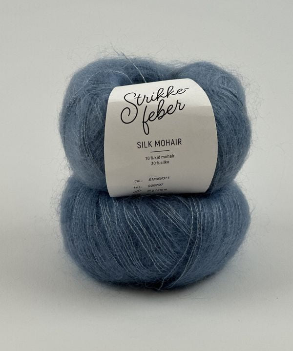 Silk Mohair - Dueblå SM071