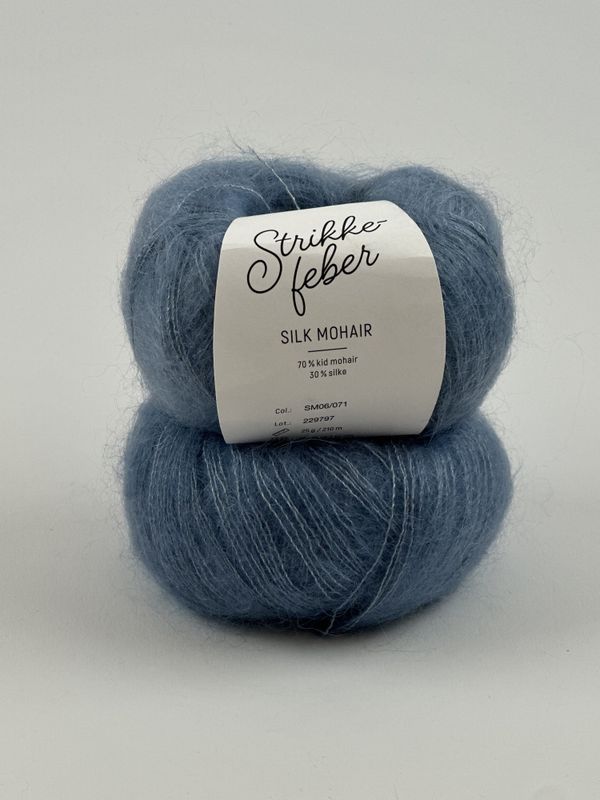 Silk Mohair - Dueblå SM071
