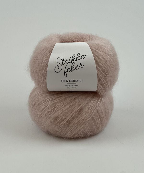 Silk mohair - Pudder Rosa SM078