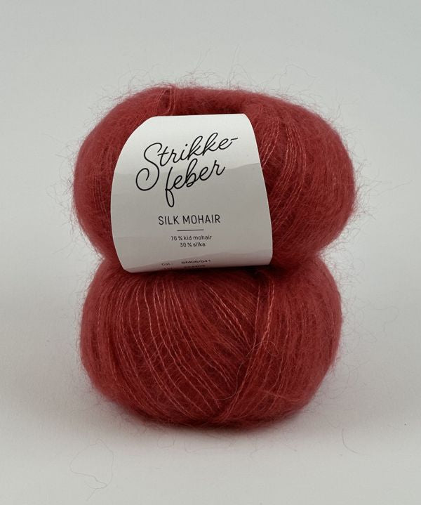 Silk Mohair - Bringebær SM041