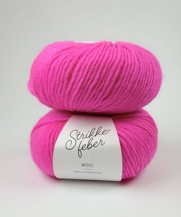 Sweet Pink Neon - Wool 002