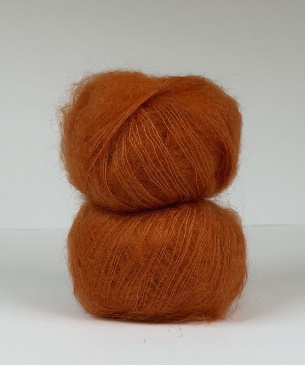 Silk Mohair - Brent Orange SM085