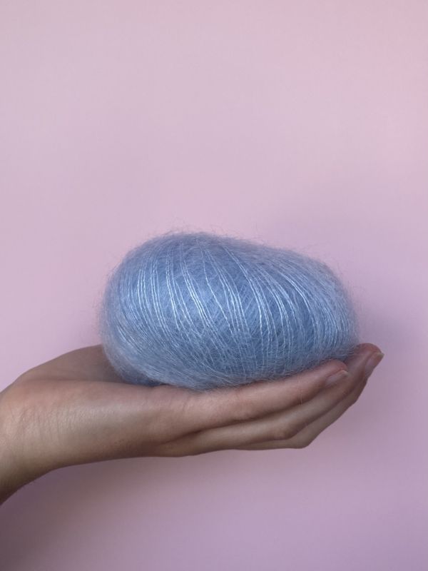 Silk Mohair - Lys Blå SM308