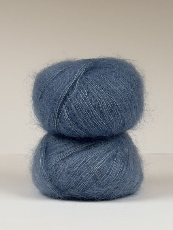 Silk Mohair - Dueblå SM071
