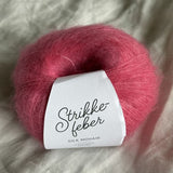Silk mohair - Bringebærdrops SM937