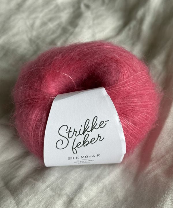 Silk mohair - Bringebærdrops SM937