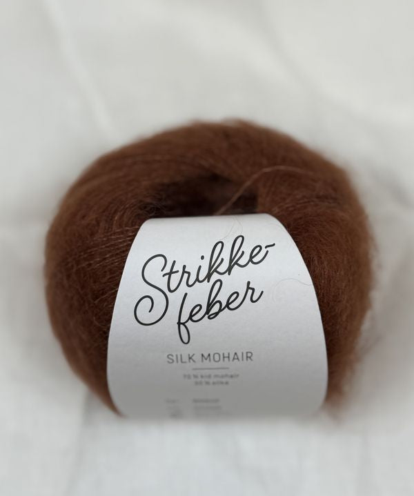 Silk mohair - Melkesjokolade SM242