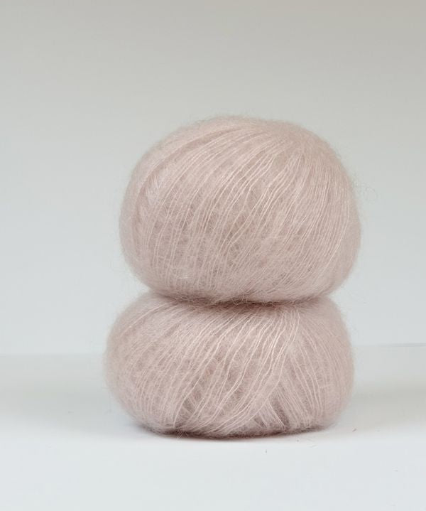 Silk mohair - Pudder Rosa SM078