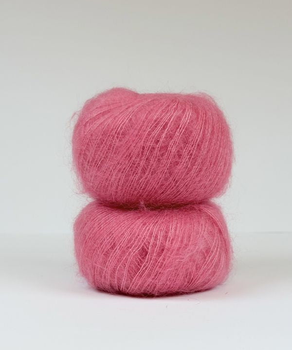 Silk mohair - Bringebærdrops SM937