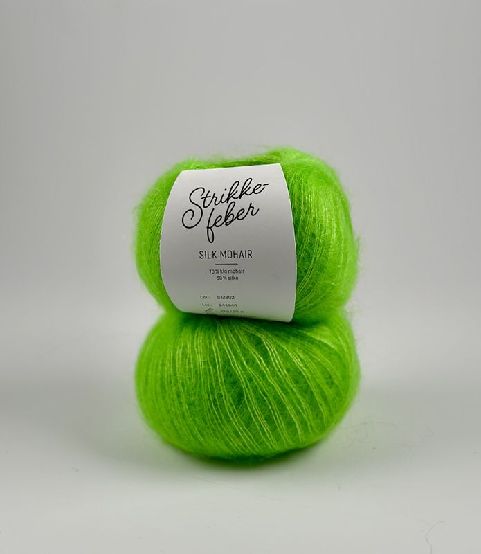 Silk Mohair - Neon Grønn SM802